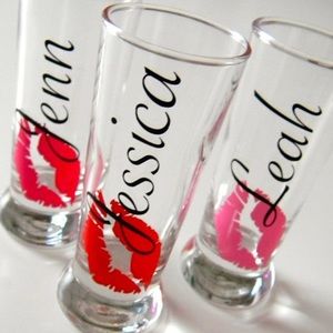 Custom shot glasses